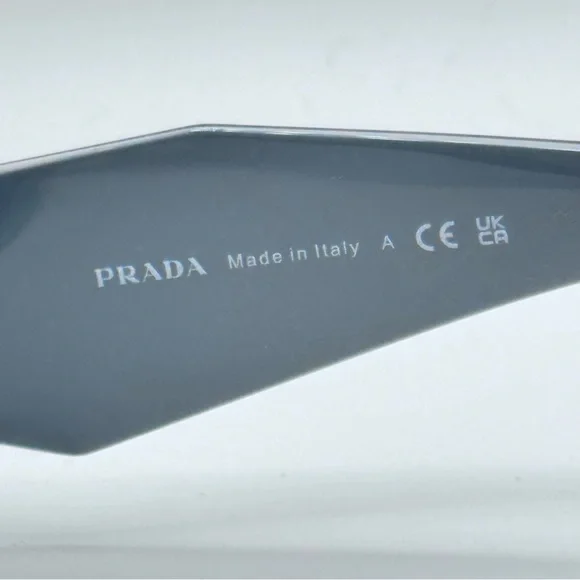 Prada - Sunglasses Symbole PR17WS - Marble Grey / Black, NIB 49-20-145 - Picture 9 of 16